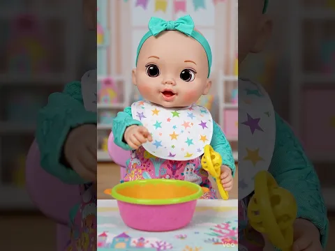 Baby Alive eating spaghetti