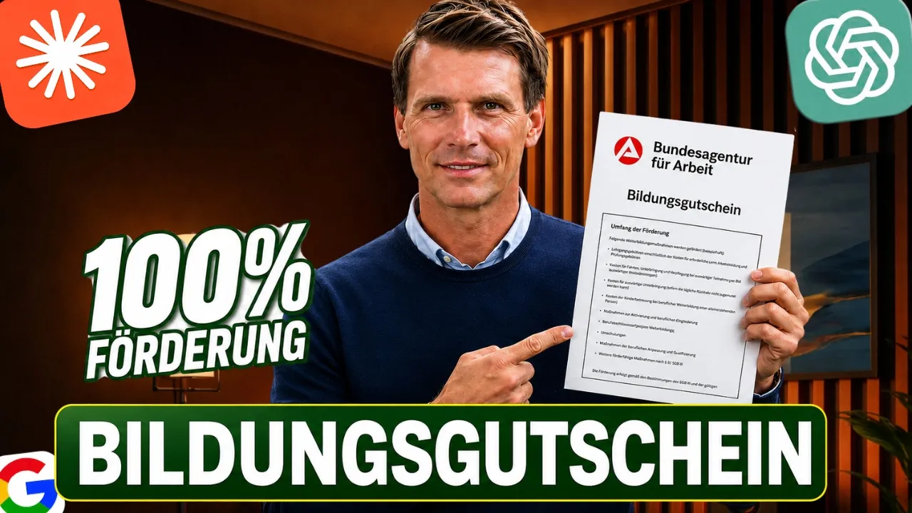 Bilsungsgotschein bekommen: Lass deine KI-Weiterbildung 100% bezahlen! 