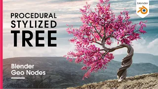 Blender3D 3 1 - Procedural Stylized Tree Geometry Nodes