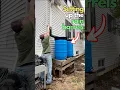 How to setup the rain barrels to collect more water