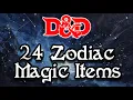 24 Unique Zodiac Magic Items Chinese Western D D 5e Homebrew