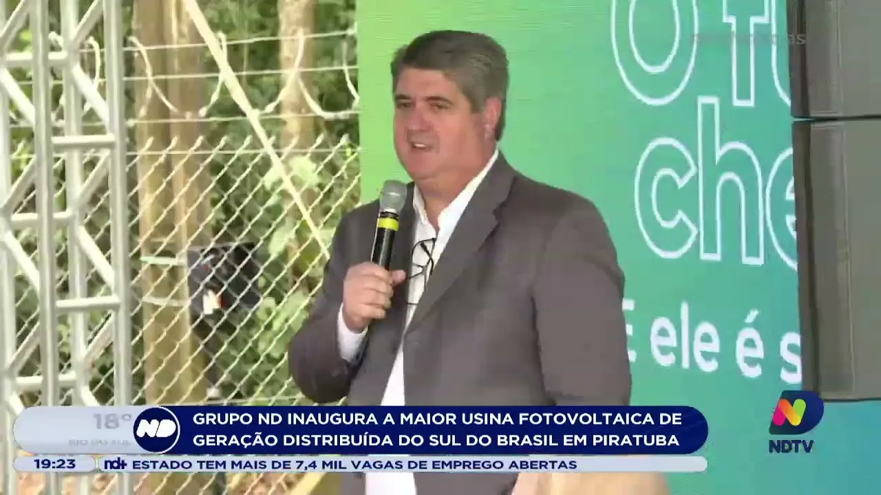 Grupo ND inaugura maior usina fotovoltaica do sul do Brasil