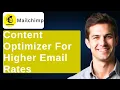 How To Use Mailchimp Content Optimizer For Higher Email Open Rates 2026 Guide