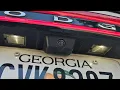 How to remove install replace license plate tag lights 2014-2026Dodge Durango RT GT Hellcat RedEye