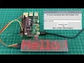 Display Text on Dot Matrix Using Raspberry Pi s GUI BM