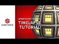 Apartment Design Material Timelapse Tutorial - Substance Designer