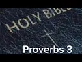 Proverbs 3 NIV The Bible