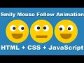 Animated Eyes Follow Mouse Cursor Javascript Mousemove CSS JavaScript Animation Tutorial in Hindi