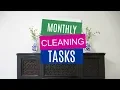 Lagu Monthly Cleaning Tasks | Cleaning Motivation | Clean Mama Routine