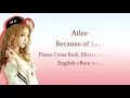 Ailee - Because it's Love " Please Come Back, Mister OST" English + Romanized lyrics