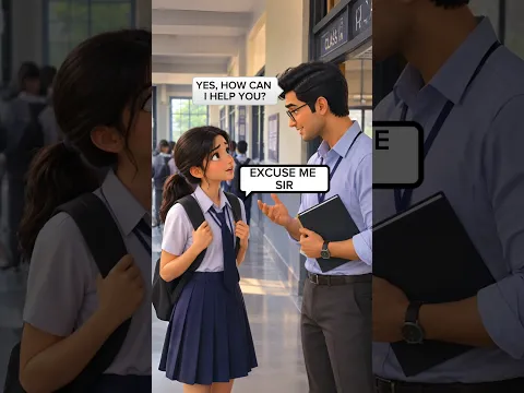 Simple English Conversation for Students -- First Day in School #learnenglish #english #dailyenglish