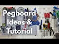 Pegboard Attachments DIY Tutorial Ideas
