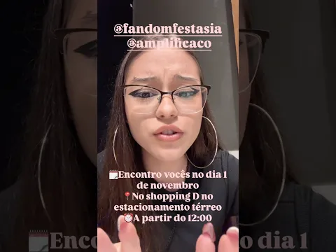 Qm vem me ver no shopping D dia 01/11 - 12:00? #shorts #youtubeshorts #foryou #fy #shortsyoutube