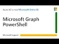 Microsoft Graph PowerShell Microsoft