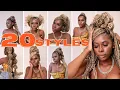 20 WAYS TO STYLE BOX BRAIDS birt ay hairstyles Pinterest inspired trendy back to school