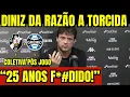 Download Lagu FERNANDO DINIZ DEFENDEU OS JOGADORES! “GRUPO QUE MAIS TRABALHA!” DEU RAZÃO PARA A  VAIA!