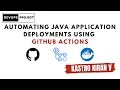 Automating Java Application Deployments using GitHub Actions Announcement of GitHub Actions Course