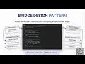 Bridge Design Pattern Explained LLD Interview Essential
