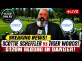 SCOTTIE SCHEFFLER CHASING TIGER WOODS 120 MILLION RECORD IS IN DANGER