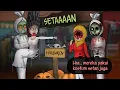 Lagu Ketika Hantu Ikutan Halloween - Awal pede ternyata memble  #HORORKOMEDI Kartun Hantu , Animasi Lucu