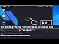 E sub-process dpkg returned an error code 1 kali linux