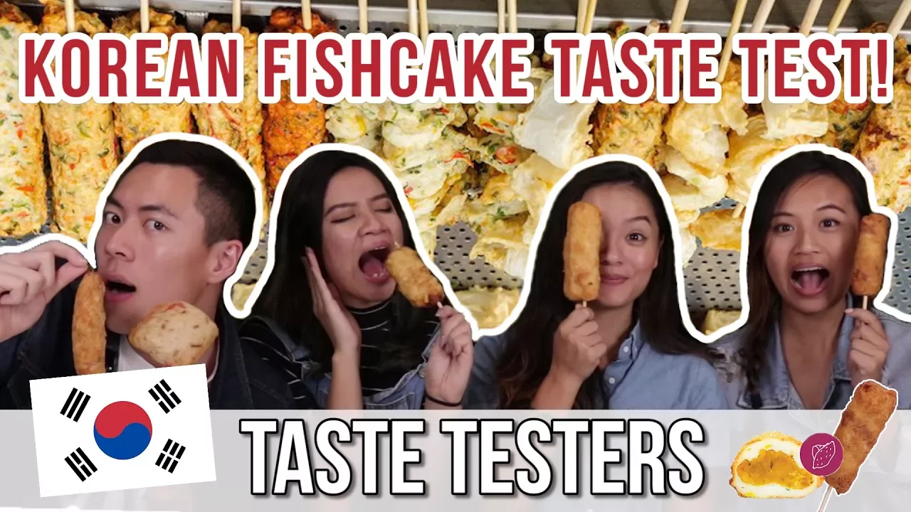 Korean Fishcake Taste Test   Taste Testers   EP 28