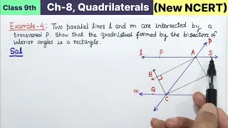Class 9th Chapter 8 Quadrilaterals example 4 New NCERT Maths CBSE pattern