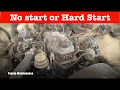 Toyota Engine 22R won t start after sitting for a while