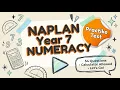 NAPLAN Year 7 Numeracy Practice Test - 54 Questions with Answers
