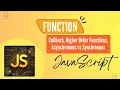 JavaScript Function Masterclass Callback Higher Order Async vs Sync Bangla