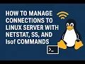 How to Manage Connections to Linux Server with netstat ss and lsof Commands