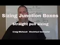 Size a Straight Pull Box
