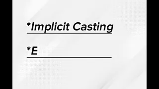 JAVA DATA TYPES AND DATA CASTING TUTORIAL