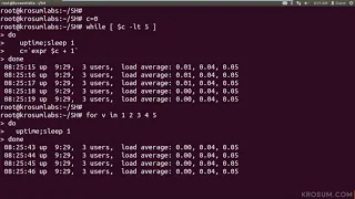 Shell Script Looping statement - for loop collection style