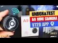 A9 Mini Camera v720 APP Setup and Tutorial Guide Review Test and Unboxing 2023