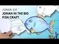 Jonah in the Great Fish Printable Kids Craft Tutorial Jonah 2 2