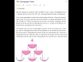 LeetCode problem 799 Champagne Tower