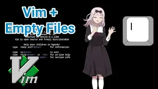 Configure Vim to Start Empty Files in Insert Mode