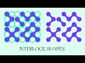INTERLOCK SHAPES DESIGN IN ADOBE ILLUSTRATOR
