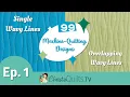 99 Designs Episode 1 - How to Machine Quilt Wavy Lines
