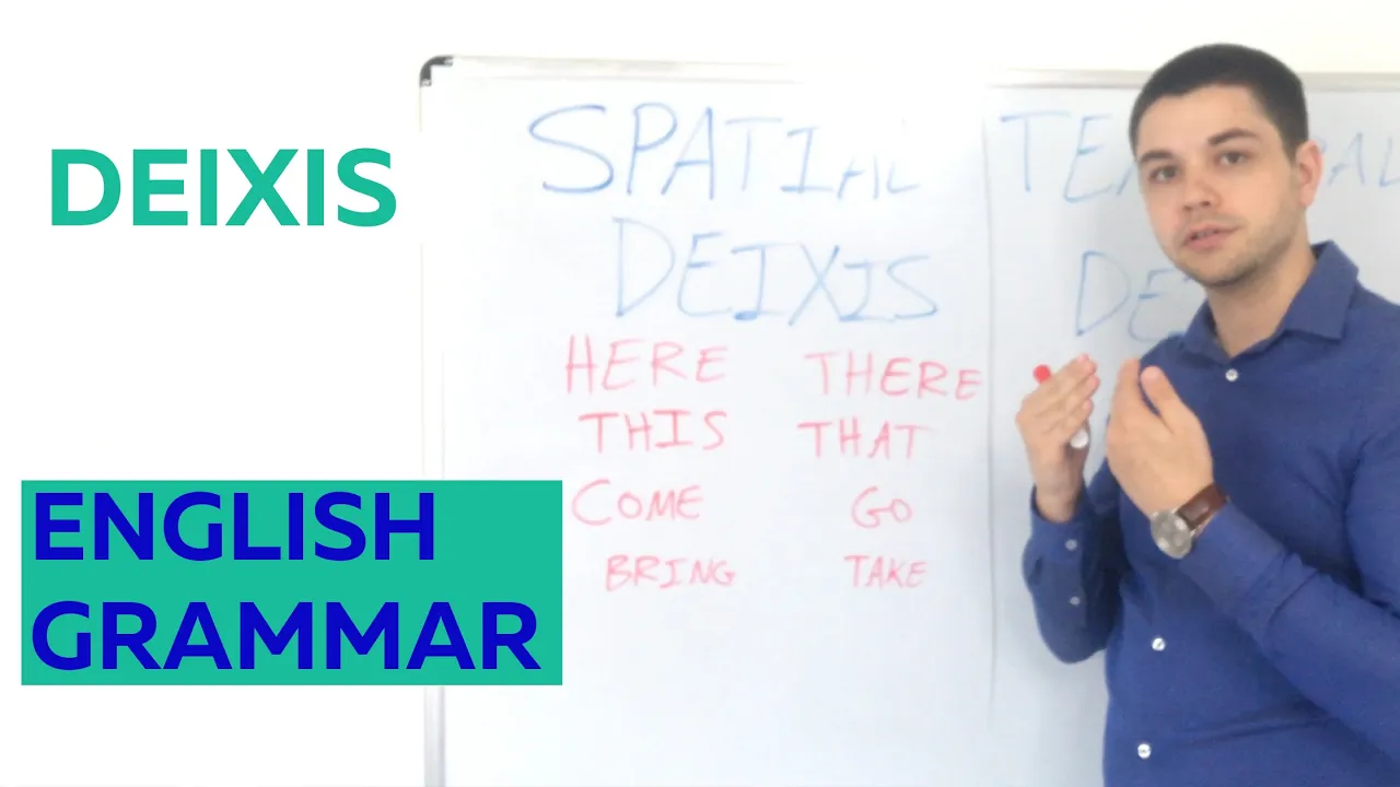 DEIXIS: What is it? And how to use it in English Grammar
