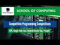 All about Competitive Programming Competitions ICPC Google Code Jam Facebook Hacker Cup Prologin