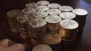 Stacking Silver 320 oz Silver Eagle Goal Complete