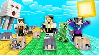 ماين كرافت سباق بلوكات حظ خوخة و كيكة لكي بلوك اسطوري 