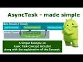 Android Async Task Java made easy - Google Android Developer Fundamentals Course Java