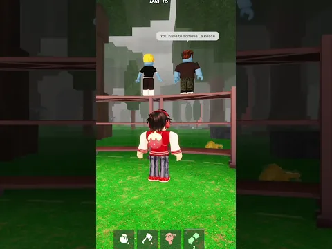 It's La Peace In 99 NIGHTS IN THE FOREST ππ₯#roblox