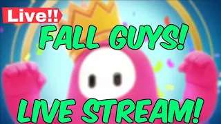 LIVE FALL GUYS STREAM!! LIVE FALL GUYS CUSTOM LOBBIES! LIVE FALL GUYS WITH SUBSCRIBERS!