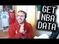 How To Scrape NBA Data Part 1 Sports Analytics Tutorial