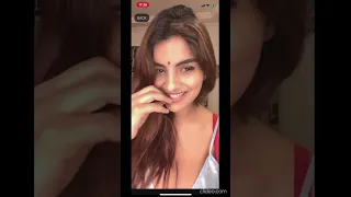 anveshi jain hot sexy live showing deep clevage naughty talk 