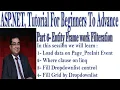 ASP NET Entities Page Post Back Event Fill GridView by DropdownList Control
